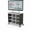 Mooreco Compass Cabinet Maxi H2 With TV Mount Black 66.1in H x 42in W x 19.2in D B3A1A1E1A0